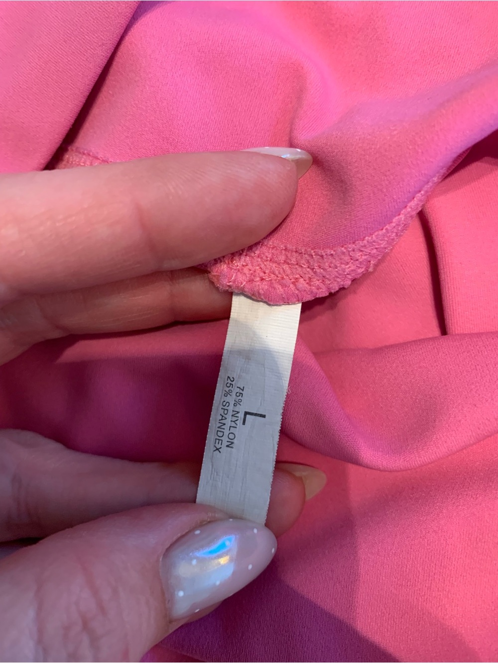 NVGTN Pink Signature Leggings large - Picture 5 of 5